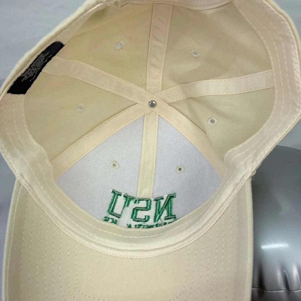 Hit Promo NSU Riverhawks Baseball Cap Mens OSFM Khaki Tan Cotton Hat